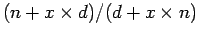 $\tan(s)=n/d$