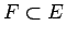 $F \sim E$